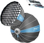 Us Nanlite Rapid 90/120CM Parabolic Softbox Honeycomb Grid Bowens Mount. Fixed Price $169.00.
