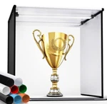 Photo Light Box 8 Pcs Backdrops, Samtian 16X16 Professional Studio Folded. Fixed Price $44.99.
