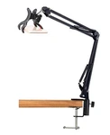 Acetaken 33'' Articulating Arm Phone Mount Stand For 33.3 Inches, Black. Fixed Price $49.57.