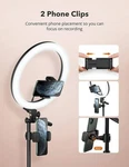 Taotronics Led CL027 12" Ring Light With 3 Color Modes 61 Tripod Stand. Fixed Price $43.91.