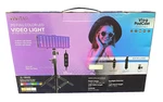 Vivitar Vlog Podcast ESSENTIALS-210 Full Color Led Video Light-stand-wired-new. Fixed Price $16.12.
