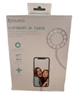 Aduro U-stream Jr Twins Home Streaming Studio-clip And Dual Ring Lights-white. Fixed Price $13.95.
