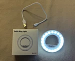 Selfie 3.5IN Ring Light Realplus WLD-S1 Clip-on. Fixed Price $8.00.