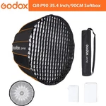 Godox QR-P90 Quickly Release Parabolic Deep Bowens Flash Softbox / Diffusers. Fixed Price $148.00.