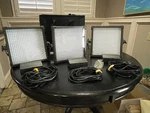 F&v 3X K4000S Bi-colour Led Studio Light Panel Kit. Fixed Price $275.00.