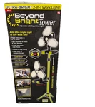 Beyond Bright 70-WATT Tower Light With Tripod Stand BEBRT-PD8. Fixed Price $120.00.