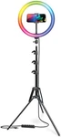 Bower WA-RLSRGB12 12" Ring Light Studio Kit, Black. Fixed Price $17.00.