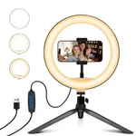 Ryunvovo Selfie Ring Light 12" With Tripod Stand Phone Holder, Led L.... Fixed Price $28.04.