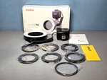 Godox RING72 Macro Led Light W/ 49-77MM Lense Diameter Adapter Rings. Fixed Price $74.95.