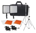 2 Pack Of Neewer CN-576 Led Dimmable Ultra High Power Panel Video Light Kit. Fixed Price $150.00.