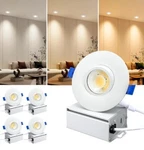 Sublimation 4 Packs Inch 3CCT Gimbal Led Recessed Light With Junction Box.... Fixed Price $42.99.