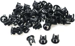 Rlecs 50PCS Plastic Lamp Bases Led Bulb Diode Holder Black Clip Panel 5MM. Fixed Price $10.29.