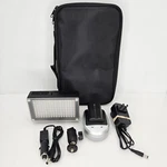 Vidpro Professional Photo & Video Led Light Kit W/ Chargers Soft Carrying Case. Fixed Price $44.99.