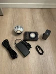 Zhiyun Molus X100 Pocket 100W Cob Led Video Light Bi-color 2700K-6500K. Fixed Price $175.00.