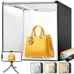 32" Led Box Tent Photography Lighting Kit Portable Shooting Backdrop. Fixed Price $99.99.