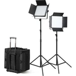 Godox LED1000BI Ii Bi-color 2-LIGHT Kit With Stands. Fixed Price $878.00.