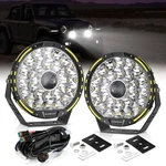 Auxbeam 9"INCH Led Driving Work Head Lights 360-PRO KW3+P8 Spot Pods Ditch Lamp. Fixed Price $229.99.