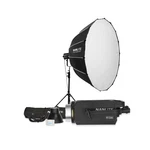 Nanlite FS-300B Bi-color Led Monolight 150 Quick-open Softbox 59IN Bundle Pro. Fixed Price $449.99.