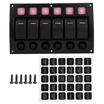 Toggle Switch, 6P 12/24V Rv Yacht On/off Panel With Led Light I.... Fixed Price $95.83.
