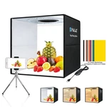 Photo Box 16" Quick Install Foldable Portable Studio Kit With Soft Ligh.... Fixed Price $98.39.