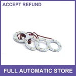 Pcs Universal 12V White 40MM Led Ring Light Fit For Automobile. Fixed Price $14.47.