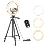 Sensyne 12'' Ring Light With 50'' Extendable Tripod Stand - Nature. Fixed Price $51.94.