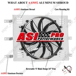 Aluminum Shroud Fan+relay Kit For 1949- 1952 Studebaker Pickup Trucks.. Fixed Price $99.00.