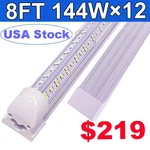 12 Pack Led Lights Fixture Tube Strip Ceiling 8FT For Offices Shops. Fixed Price $219.92.