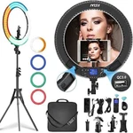 19 Inch Ring Light With Remote Controller Stand Ipad Holder 60W Bi Color. Fixed Price $115.00.