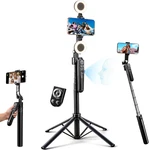 Auto Face Tracking Selfie Stick Tripod For Iphone With Light 360 Rotation That. Fixed Price $85.50.
