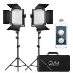 Gvm 480LS Pack Led Video Lighting Kits W/ App Control Bi-color Variable 2300K. Fixed Price $159.99.