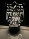 Tecmo Bowl Led 3D Light Lamp (nintendo Nes) 8 Colors W/ Remote (show It Off). Fixed Price $27.00.