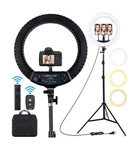 18 Inch Led Ring Light With Tripod Stand Dimmable Makeup Selfie Fo.... Fixed Price $118.26.