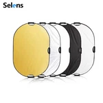 Selens 47"X 31" Collapsible Light Reflector Oval Studio Photography 3X Handle. Fixed Price $25.99.