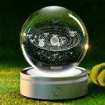 Zrenjhus 3D Solar System Crystal Ball Universe Glass. Fixed Price $49.68.