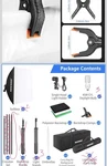 Read! Neewer Photography Lighting Kit With Backdrops 8.5X10FT Stand 5700K Led. Fixed Price $84.55.