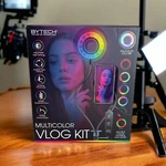 Bytech Vlog Multicolor Ring Light 3.5 12W Universal Phone Holder Remote. Fixed Price $9.95.