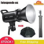 Godox SL100BI 100W Bi-color Led Video Light 2800K-6500K + 95CM Softbox Stand Kit. Fixed Price $269.00.