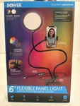 Bower Inch Flexible Led Panel Light With Phone Mount And Clamp WA-RGB6FLX New. Fixed Price $16.00.