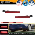 For 2009-14 Acura Tsx Rear Bumper Reflectors Foglight Brake Tail Lights Red Lens. Fixed Price $24.99.