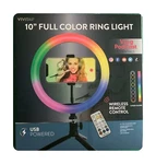 Vivitar Vlog Podcat Essentials 10 Inch Full Color Rgb Led Ring Light Usb Powered. Fixed Price $24.99.
