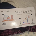 Niceveedi Led Video Light Kit 2 Units Adjustable Brightness 3 Color Temp. Fixed Price $55.35.