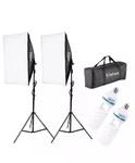 YICOE-60 Cm 5600K Led Video Contin Light Grid Softbox 2M Stand Kit Usa Fast Ship. Fixed Price $108.42.