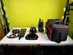 Aputure Light Storm Ls 120D Ii Led Video With Barn Doors And Carrying Case. Fixed Price $225.00.
