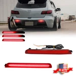 2X Red Rear Bumper Reflector Led Tail Brake Signal Lights For MAZDA3 Axela 04-09. Fixed Price $19.99.