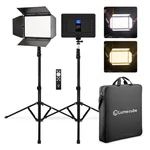 Lume Cube Studio Panel 2-POINT Lighting Kit Edge Lit Led Bicolor Pane.... Fixed Price $408.71.