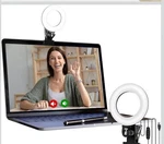 Video Conference Lighting Kit, Ring Monitor Clip On,for Remote 5 Inch. Fixed Price $19.88.