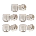 10X Iron Plated Nickel E27 To E14 Lamp Socket Converter For Bulb Lights. Fixed Price $10.33.