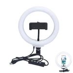 Inch Ring Light, 12W 160LED Circle Lights With Ball Head Phone Clip Selfie.... Fixed Price $40.03.