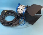 Arri 300W Tungsten Continuous Light W/ Hinged Barn Doors L1.79200.A. Fixed Price $75.00.